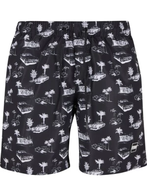Obrázek produktu Urban Classics Plavecké šortky  šedá / černá / bílá