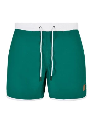 Obrázek produktu Urban Classics Plavecké šortky  zelená / bílá