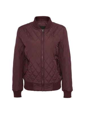 Obrázek produktu Urban Classics Přechodná bunda 'Diamond Quilt'  tmavě červená