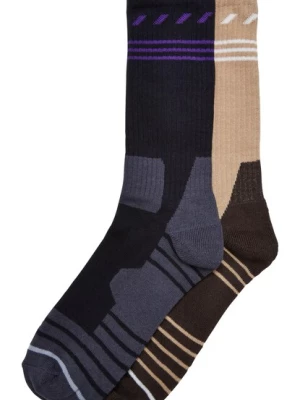 Obrázek produktu Urban Classics Sportovní ponožky  béžová / hnědá / fialová / černá