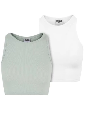 Obrázek produktu Urban Classics Top  světle zelená / bílá