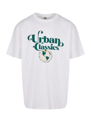 Obrázek produktu Urban Classics Tričko  tmavě zelená / oranžová / bílá