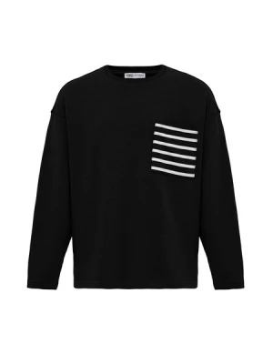 Obrázek produktu VAMOS CLO Mikina  černá / bílá