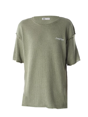 Obrázek produktu VAMOS CLO Tričko  khaki / bílá