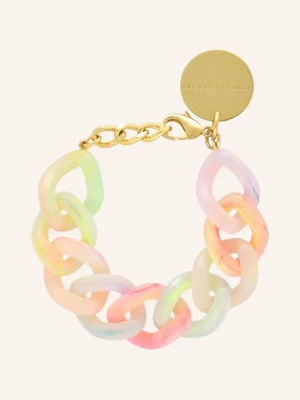 Obrázek produktu Vanessa Baroni Náramek Flat Chain neonově růžová / světle fialová / neonově zelená