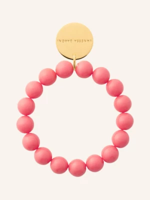 Obrázek produktu Vanessa Baroni Náramek Mini Beads Flex světle červená / zlatá