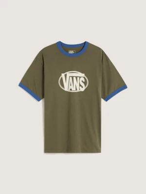 Obrázek produktu Vans - CENTER CHEST RINGER T-Shirt, Man, Green, Size: