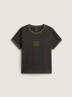 Obrázek produktu Vans - Circle V Ringer Tee, Woman, Black, Size: