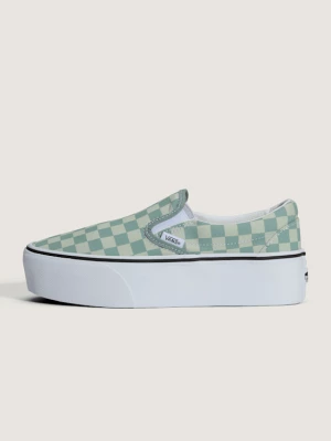 Obrázek produktu Vans - Classic Slip-On Platform Shoes, Man, Green, Size: