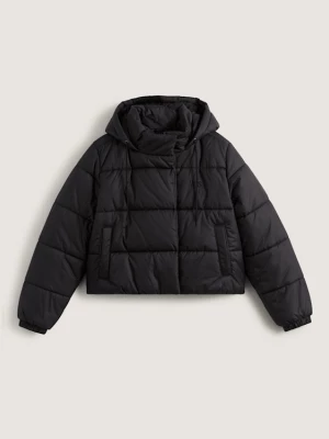 Obrázek produktu Vans - Hillgate Cropped Puffer Jacket, Woman, Black, Size: