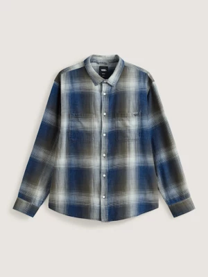 Obrázek produktu Vans - Indigo Plaid Long Sleeve Shirt, Man, Green, Size: