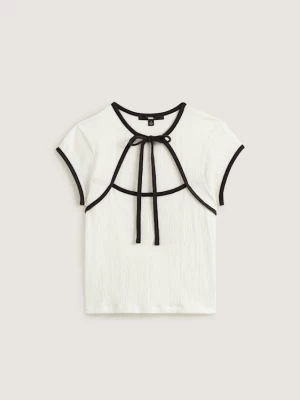 Obrázek produktu Vans - Kari Tie Neck Shirt, Woman, White, Size: