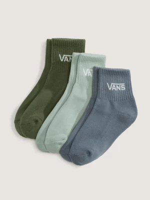Obrázek produktu Vans - Kids Classic Half Crew Socks (3 Pairs), Green, Size: