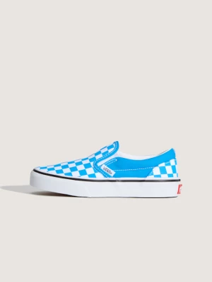 Obrázek produktu Vans - Kids Classic Slip-On Checkerboard Shoes (4-8 Years), Blue, Size: