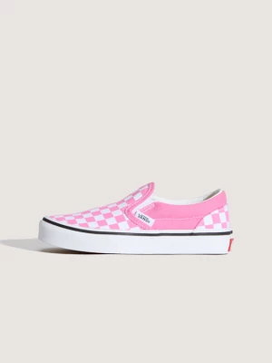 Obrázek produktu Vans - Kids Classic Slip-On Checkerboard Shoes (4-8 Years), Pink, Size: