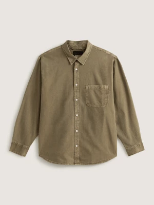 Obrázek produktu Vans - Lawson Seersucker Pigment Long Sleeve Shirt, Man, Beige, Size: