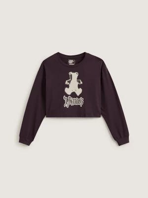 Obrázek produktu Vans - Lil Bear Relax Crop T-Shirt, Woman, Blue, Size: