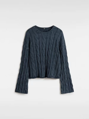 Obrázek produktu Vans - Mila Cable Knit Crop, Woman, Blue, Size: