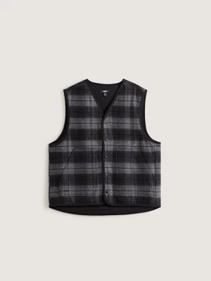 Obrázek produktu Vans - Plaid Homecoming Vest Asphalt, Man, Grey, Size: