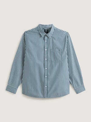 Obrázek produktu Vans - Premium Dobby Stripe Long Sleeve Shirt, Man, Green, Size: