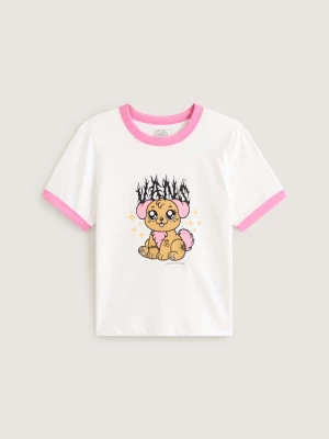 Obrázek produktu Vans - Puppy Ringer T-Shirt, Woman, White, Size: