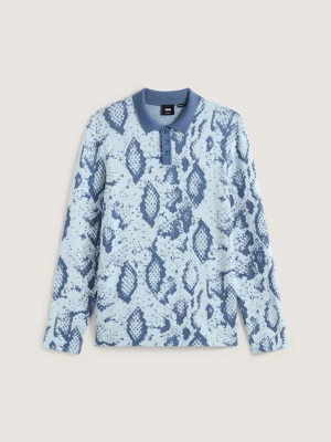 Obrázek produktu Vans - Raw Instinct Long Sleeve Polo, Man, Blue, Size: