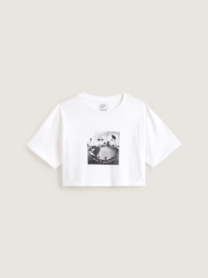 Obrázek produktu Vans - Rhythm Relaxed Crop T-Shirt, Woman, White, Size: