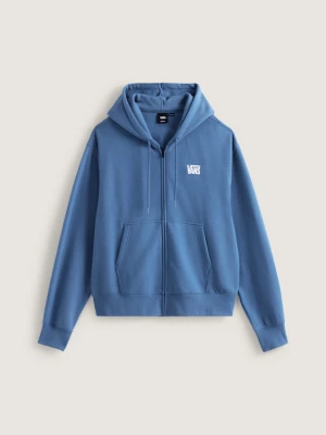 Obrázek produktu Vans - Stretch Logo Zip Pullover Hoodie, Man, Blue, Size: