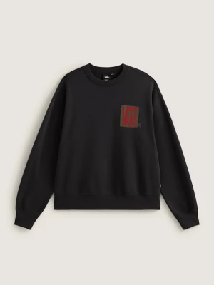 Obrázek produktu Vans - Stretch Stack Crackle Crew Sweatshirt, Man, Black, Size:
