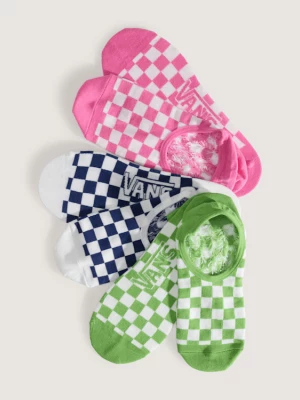 Obrázek produktu Vans - Ticker Canoodle Checkerboard Socks (3 Pairs), Man, Pink, Size: