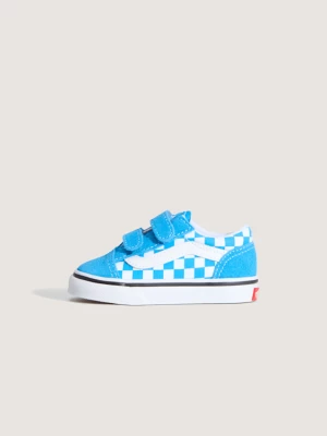 Obrázek produktu Vans - Toddler Old Skool V Checkerboard Shoes (1-4 Years), Blue, Size: