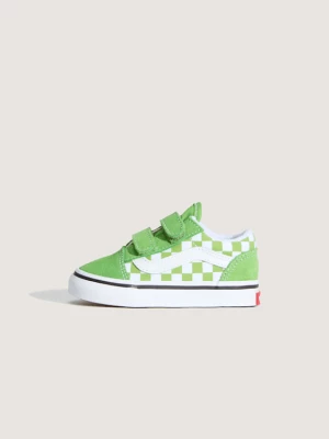 Obrázek produktu Vans - Toddler Old Skool V Checkerboard Shoes (1-4 Years), Green, Size: