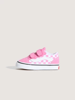 Obrázek produktu Vans - Toddler Old Skool V Checkerboard Shoes (1-4 Years), Pink, Size:
