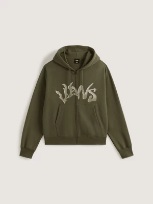Obrázek produktu Vans - Wild Circle Full Zip Pullover Hoodie, Man, Green, Size: