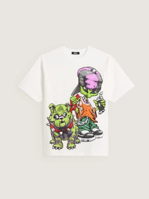 Obrázek produktu Vans - Wreckpack Alien Dog T-Shirt, Man, White, Size: