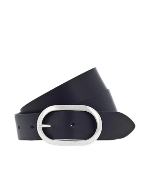 Obrázek produktu VANZETTI Opasek 'Oval 3cm'  černá / stříbrná