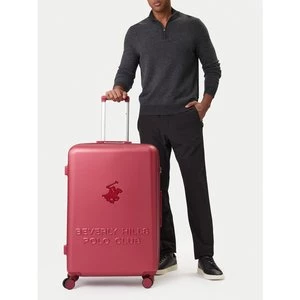 Obrázek produktu Velký kufr Beverly Hills Polo Club CEO-BHPC-L-004-08-BURGUNDY Bordó