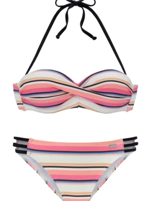 Obrázek produktu VENICE BEACH Bikiny  krémová / oranžová / korálová / černá