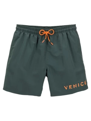 Obrázek produktu VENICE BEACH Plavecké šortky  čedičová šedá / jasně oranžová