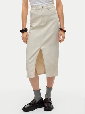 Obrázek produktu Vero Moda Džínová sukně Veri 10295731 Béžová Regular Fit