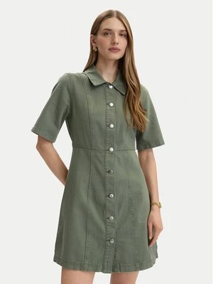 Obrázek produktu Vero Moda Džínové šaty Daisy 10346217 Zelená Standard Fit
