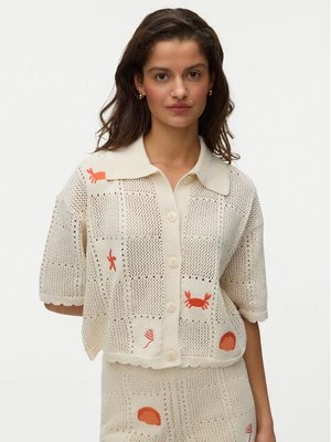 Obrázek produktu Vero Moda Kardigan Esmey 10350991 Krémová Regular Fit