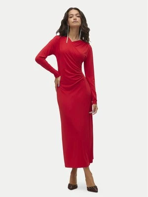 Obrázek produktu Vero Moda Koktejlové šaty Rasmine 10317033 Červená Slim Fit