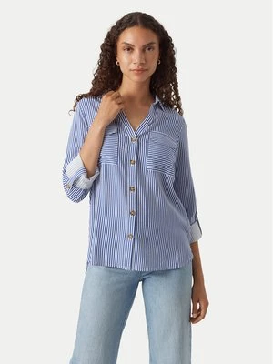 Obrázek produktu Vero Moda Košile Bumpy 10275283 Modrá Regular Fit