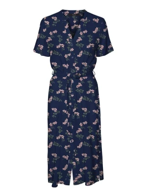Obrázek produktu VERO MODA Košilové šaty 'Vica'  námořnická modř / tmavě zelená / růžová