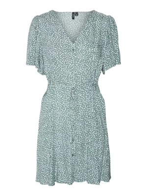 Obrázek produktu VERO MODA Košilové šaty 'VMAlba'  pastelově zelená / bílá