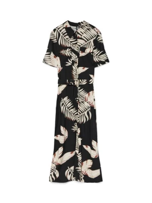 Obrázek produktu VERO MODA Košilové šaty 'VMEASY'  béžová / hnědá / černá / bílá
