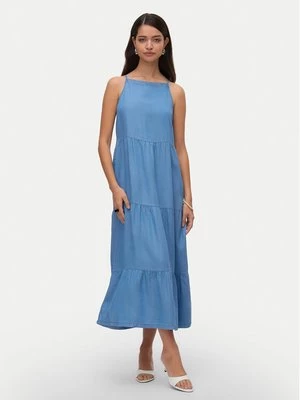 Obrázek produktu Vero Moda Letní šaty Fleur 10326075 Modrá Loose Fit