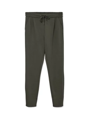 Obrázek produktu Vero Moda Petite Kalhoty se sklady v pase 'Eva'  tmavě zelená