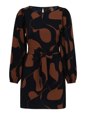 Obrázek produktu Vero Moda Petite Šaty 'VMLYDIA'  noční modrá / karamelová